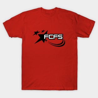 White and Black FCFS design T-Shirt